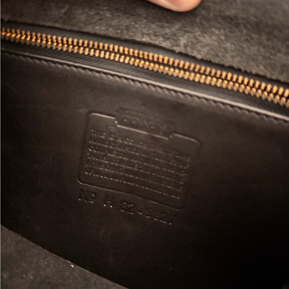 Vintage Coach Black Willis Top Handle Satchel - Picture 5 of 11